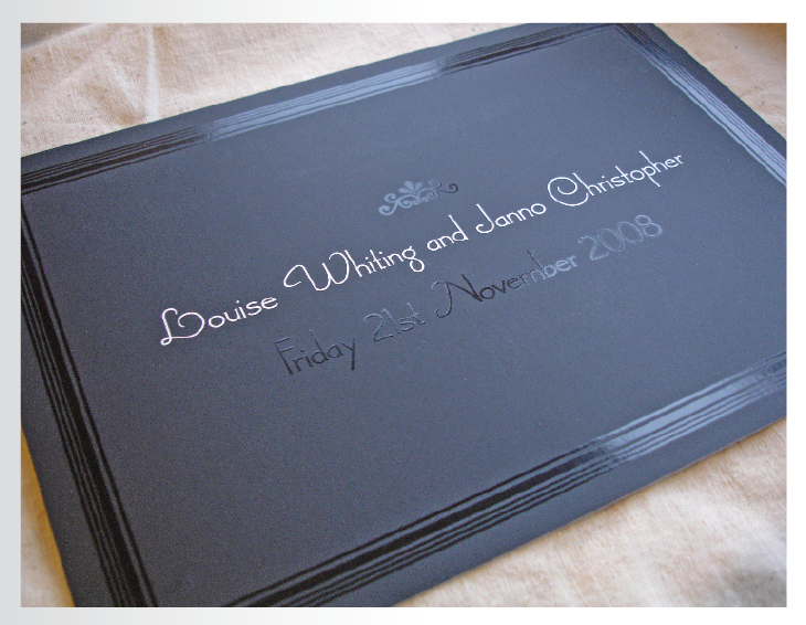 Simple wedding invitations london